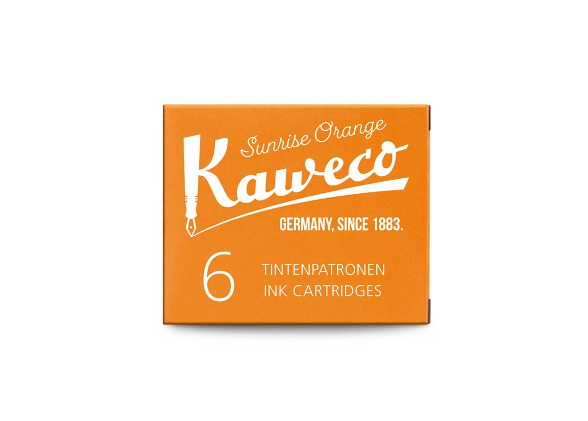 Kaweco Tintenpatronen Sun Orange 6-Pack