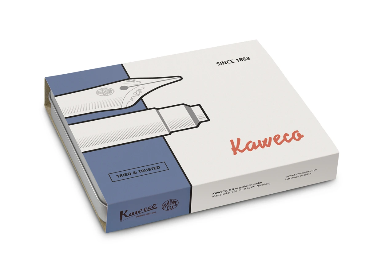 Kaweco Pappschuber Geschenkdose Tried & Trusted