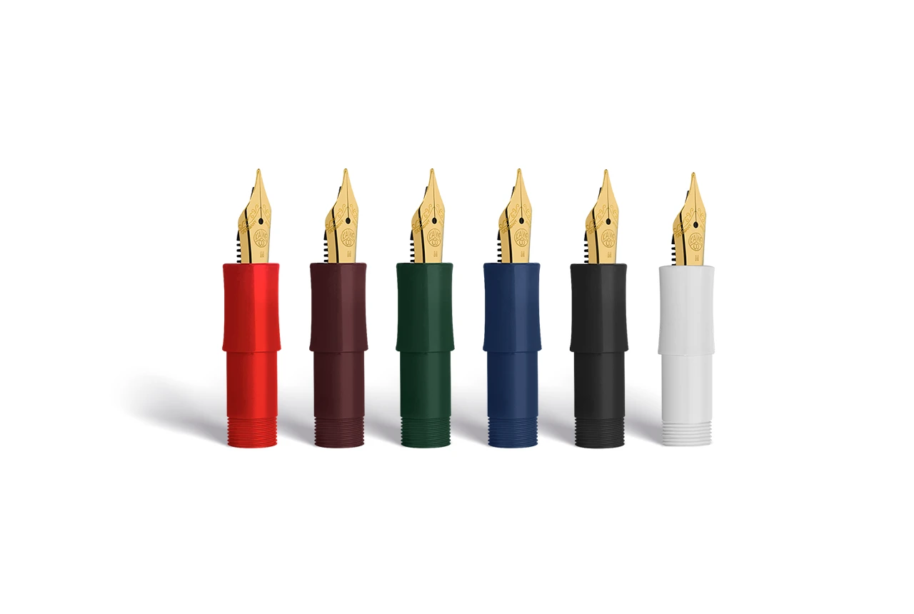 Kaweco CLASSIC SPORT Griffstücke mit Stahlfeder vergoldet