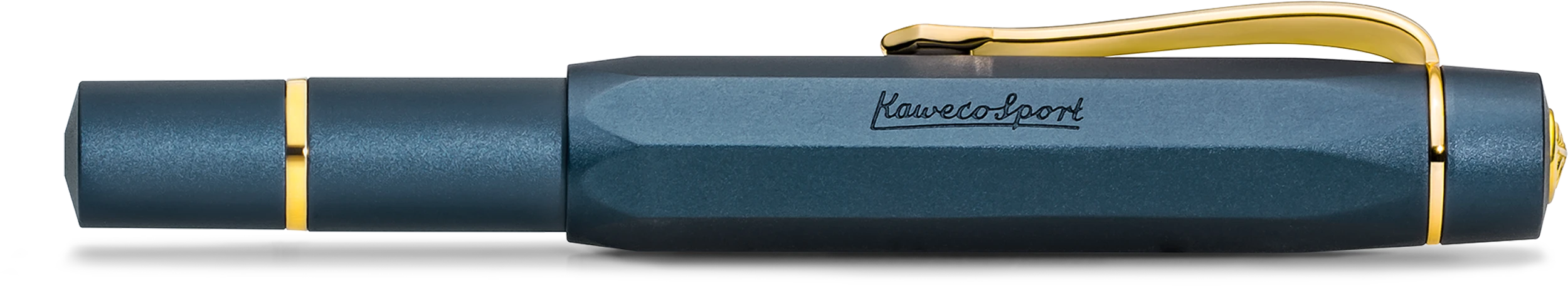 Kaweco PISTON SPORT AL Starter Set Navy/Gold M