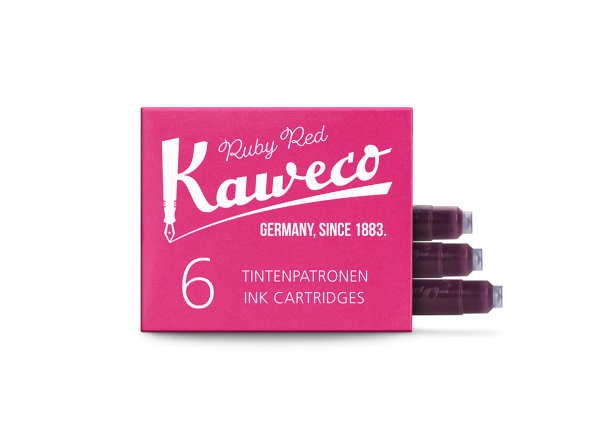 Kaweco Tintenpatronen Rubinrot 6-Pack