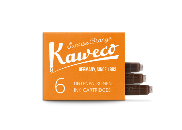 Kaweco Tintenpatronen Sonnenorange 6-Pack